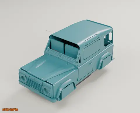 Vista de Land Rover Defender 90 — 1:32 Slotcar Body Parts and Variants
