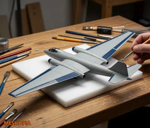 Vista de Martin RB-57D Canberra — Native Aircraft Model