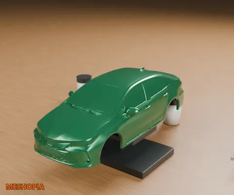Vista de Toyota Corolla — Vehicle Body Shell