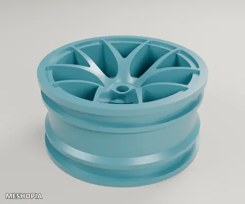 Vista de Ford GT — Multi-Spoke Wheel Rim, Variant 26x3