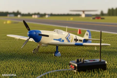Vista de Messerschmitt BF 109 — 3D Printable RC Aircraft