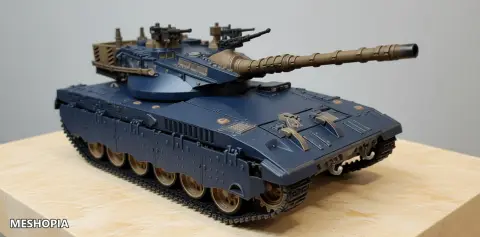 Vista de Merkava Mk 2 Tank — Multipart STL Kit
