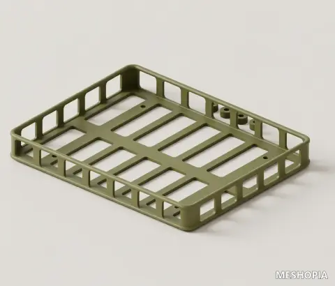 Vista de Raised-Side Roof Basket for 1:10 RC Vehicles - Two Variants