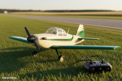 Vista de Piper Pawnee — 3D Printable RC Agricultural Aircraft