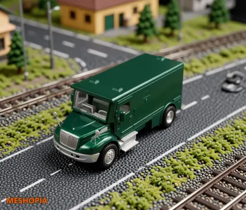 Vista de International Durastar Armored Cash Truck 2002 — Native Vehicle Model