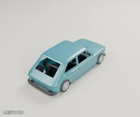 Vista de Fiat 147 — Multipart STL Assembly Kit