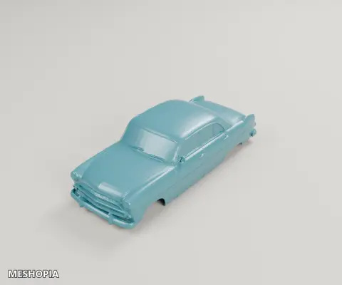 Vista de Aero Willys 1962 — Slot Car Body Shell