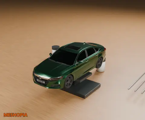 Vista de Honda Accord Sport US-spec sedan 2018 — Native Vehicle Model