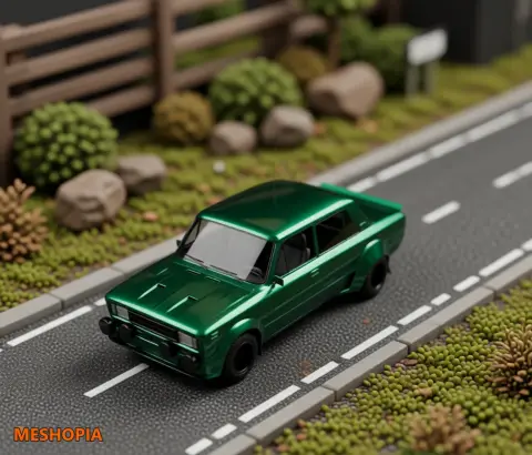 Vista de Classic Compact Pickup — FI Source Vehicle Mesh