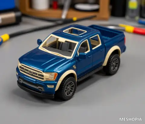 Vista de CA132 RC Chassis Variants and Pickup Body Shell - Twenty-Nine Original STL Files