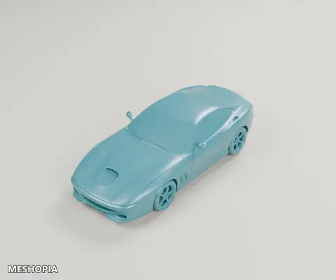 Vista de Ferrari 550 Maranello — Detailed 3D Vehicle Model