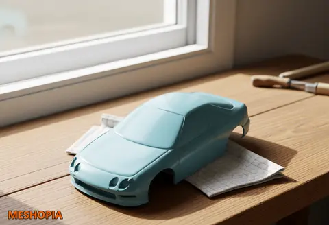 Vista de Acura Integra 1994 — Slot Car Body Shell