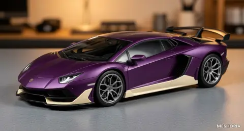 Vista de Aventador SVJ-Style Body Panels and Wheels - Sixty-Eight Original STL Files