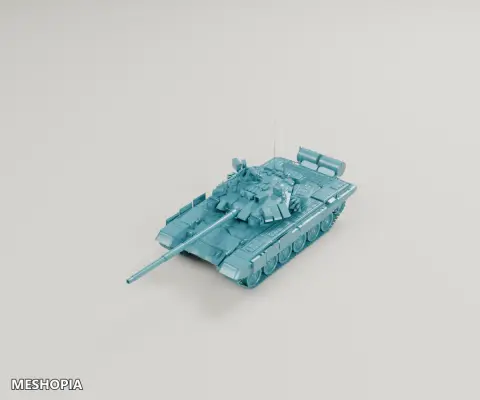 Vista de T-90 — Detailed 3D Vehicle Model