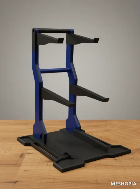 Vista de RC Car Display Stand - Original Fusion 360 CAD Source