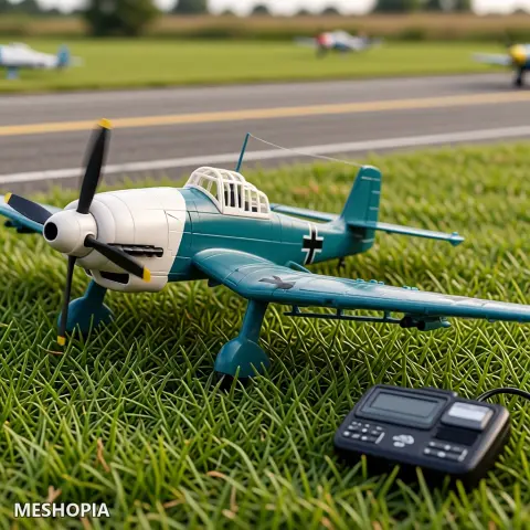 Vista de Junkers Ju 87 Stuka — 3D Printable RC Aircraft