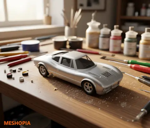 Vista de Bianco — Body and Wheel Model Kit