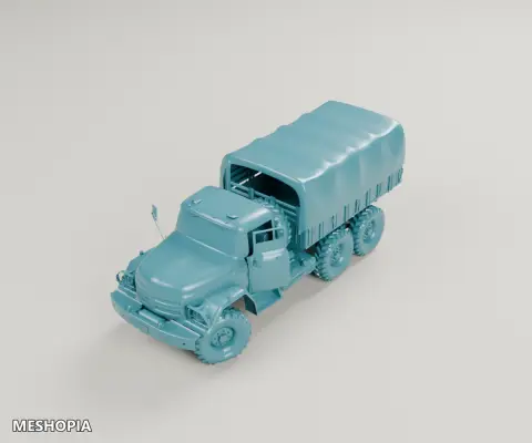 Vista de PUBG Truck — Detailed 3D Vehicle Model
