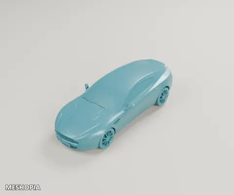 Vista de Aston Martin Rapide 2010 — Detailed Vehicle Model
