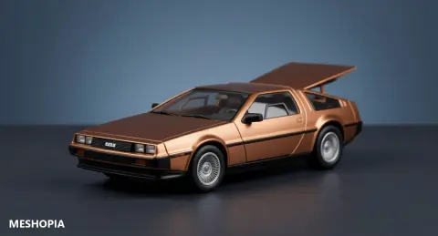 Vista de DeLorean DMC-12 — Foldable STL Assembly Kit