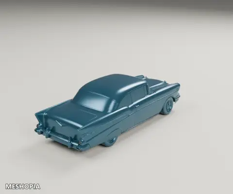 Vista de Chevrolet Bel Air 1957 — Detailed 3D Vehicle Model