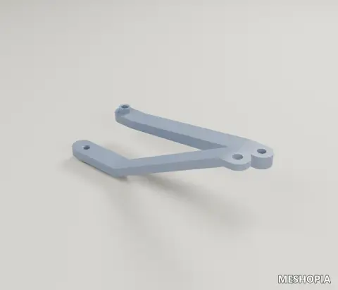 Vista de Bent Suspension Links for WPL C24 Crawlers - Long and Short 3MF Variants