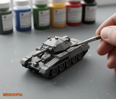 Vista de Crusader and Covenanter Tank Variants — STL and Parasolid Model Set