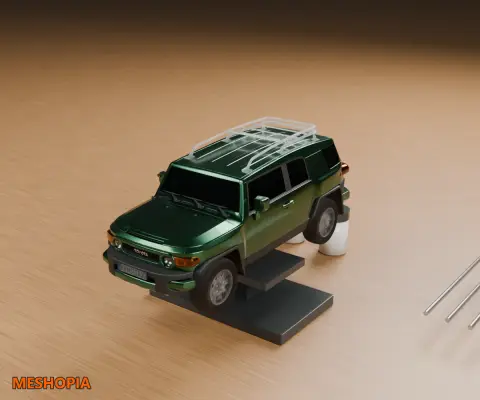 Vista de Toyota FJ Cruiser 2010 — Native Vehicle Model