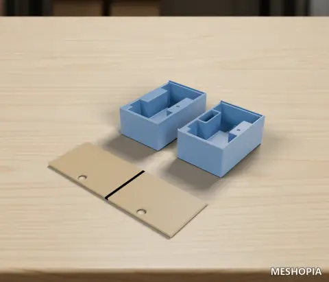 Vista de Micro RC Storage Boxes with Sliding Lid Features - Micro B and Micro T Source Variants