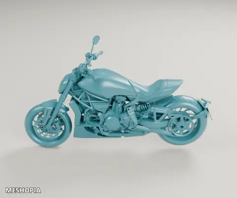 Vista de Ducati XDiavel 2016 — Motorcycle Display Model