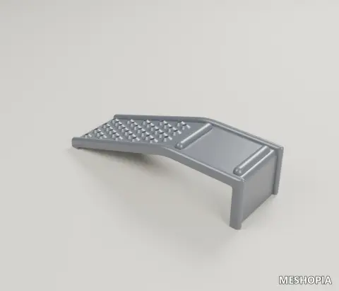 Vista de Textured Service Ramp for 1:10 RC Drift Cars - STL