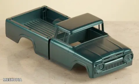Vista de H1100 Vintage Pickup Truck Body Kit — Multipart STL Kit