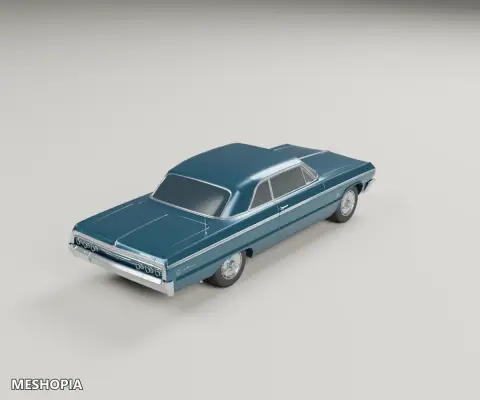 Vista de Chevrolet Impala SS 1964 — Detailed 3D Vehicle Model