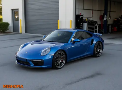 Vista de Porsche 911 Turbo S Coupe 2016 — Native Vehicle Model