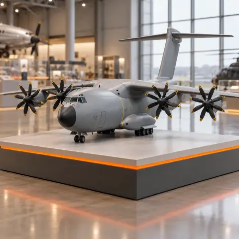 Vista de Airbus A400M — modelo digital STL