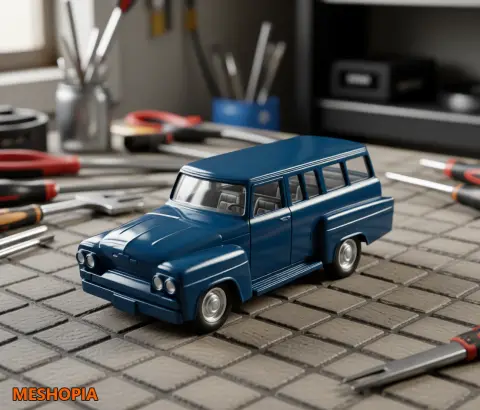 Vista de Chevrolet Amazonas 1963 — Vehicle Body Shell