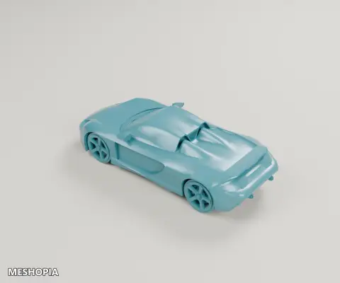 Vista de Porsche Carrera GT — Sports Car Display Model
