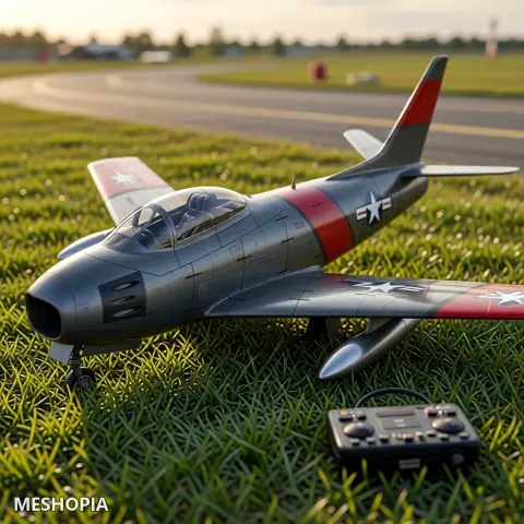 Vista de F-86 Sabre — 3D Printable RC Jet