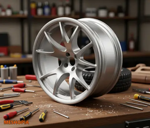 Vista de Ford GT-Style Wheel — 26 x 6 Source Design