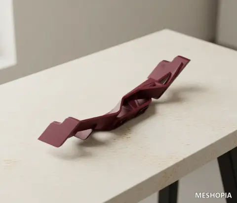 Vista de Open-Frame Rear Wing for RC Cars - Single STL