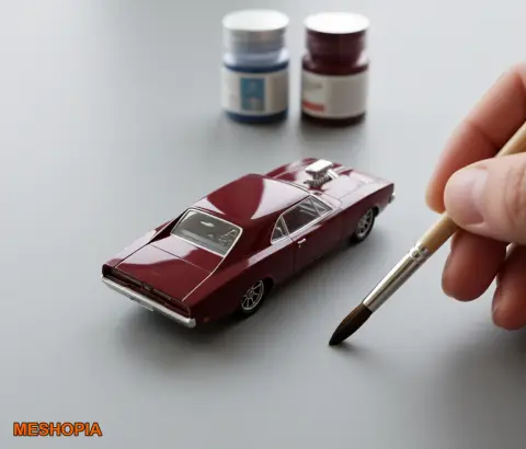 Vista de Dodge Charger 1969 Custom — Native Vehicle Model