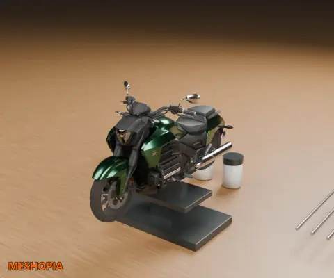Vista de Honda Valkyrie GL1800C 2015 — Native Vehicle Model