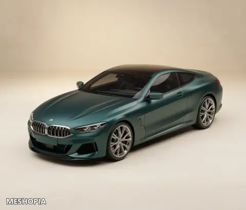 Vista de BMW M850i G15 Coupe 2019 — Detailed 3D Vehicle Model