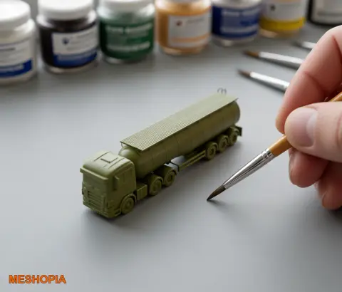Vista de Scania — Tractor and Tanker Semitrailer Native OBJ Model