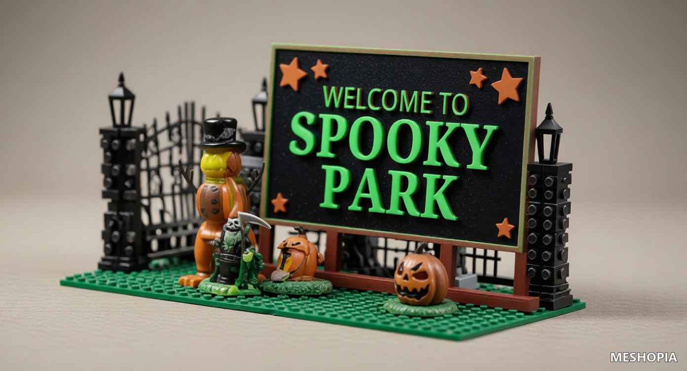 Vista de Spooky (Town) Park Sign