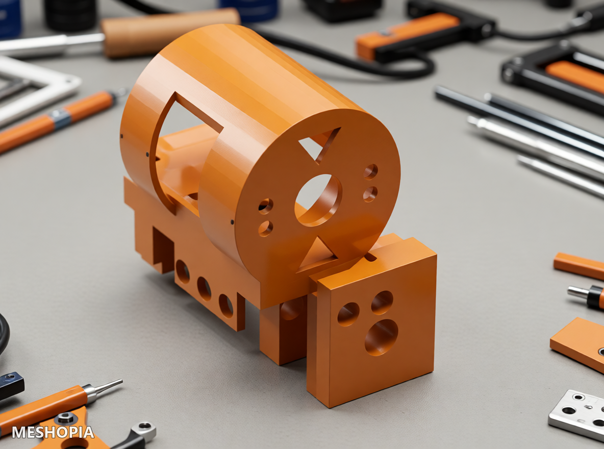 Vista de DC Brushed Motor 555 sized holder