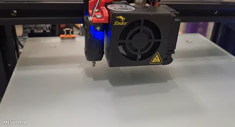 Vista de Ender 3 CR-Touch Mount