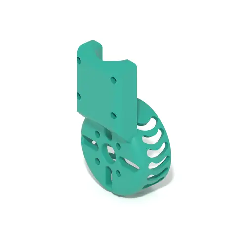 Vista de Soporte modular de motor FPV para tubo de 16 mm