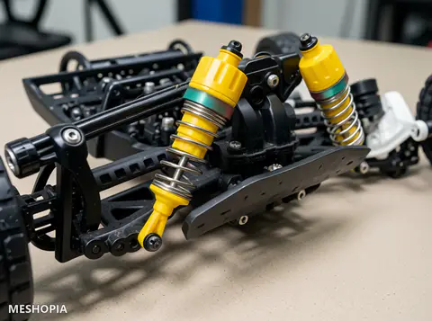Vista de Tamiya Neo Scorcher shock spacer