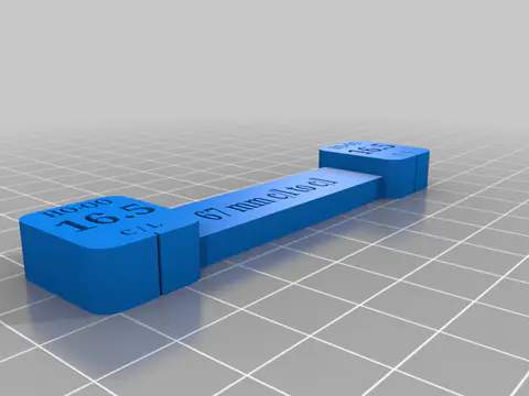 Vista de Oo gauge and HO gauge track spacers for model railways